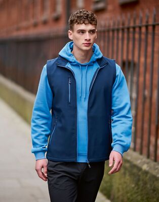 Regatta Navigate Mens Softshell Gilet Fleece Lined Stretch