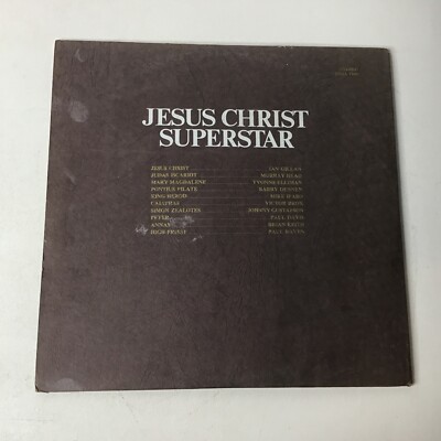 JESUS CHRIST SUPERSTAR vinyl Gatefold 2x LP +Booklet 1970 Decca