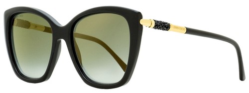 JIMMY CHOO | Mask Style Embellished Gold Mirrored Sunglasses 138/M JIMMY CHOO | Mask Style Embellished Gold Mirrored Sunglasses  main image 4