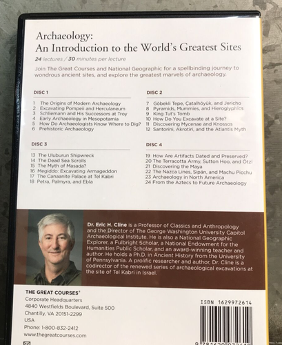 Archaeology Intro World's Greatest Sites Nat Geographic 2016 4 DVD Course 9431 - Picture 4 of 11