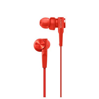 Sony MDR-XB55 Bass Booster In-Ohr Kopfhörer rot NEU aus Japan Kostenloser Ver...