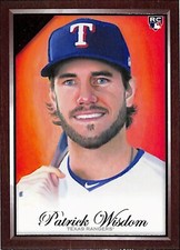 2019 Topps Gallery Brown Parallel 142 Patrick Wisdom RC Chicago Cubs Rangers