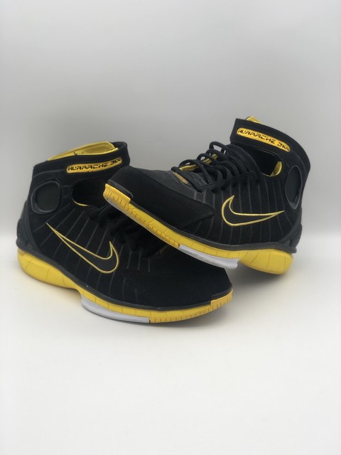 black and yellow huaraches