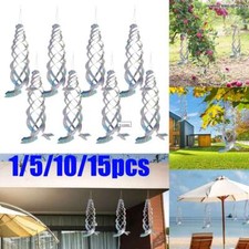 17in Reflective Bird Deterrent Repellent Discs Double Sided Holographic Garden