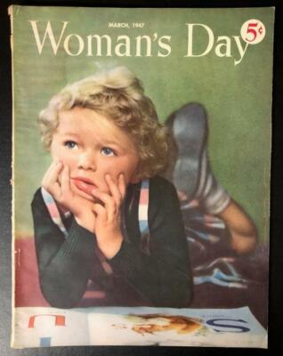 Woman's Day Mar 1947 Childhood Reflections Cover