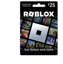 ROBLOX Gift Card - 2000 Robux Includes Virtual Item Online Game Cod for  sale online