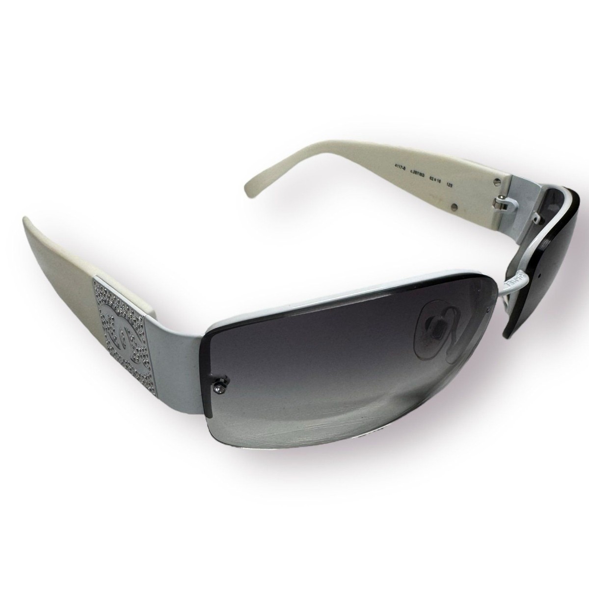 Chanel Sunglasses Silver Gradient with Coco Mark CHANEL Coco Mark Sunglasses GP Silver 4239 Golden Metal ref  main image 2