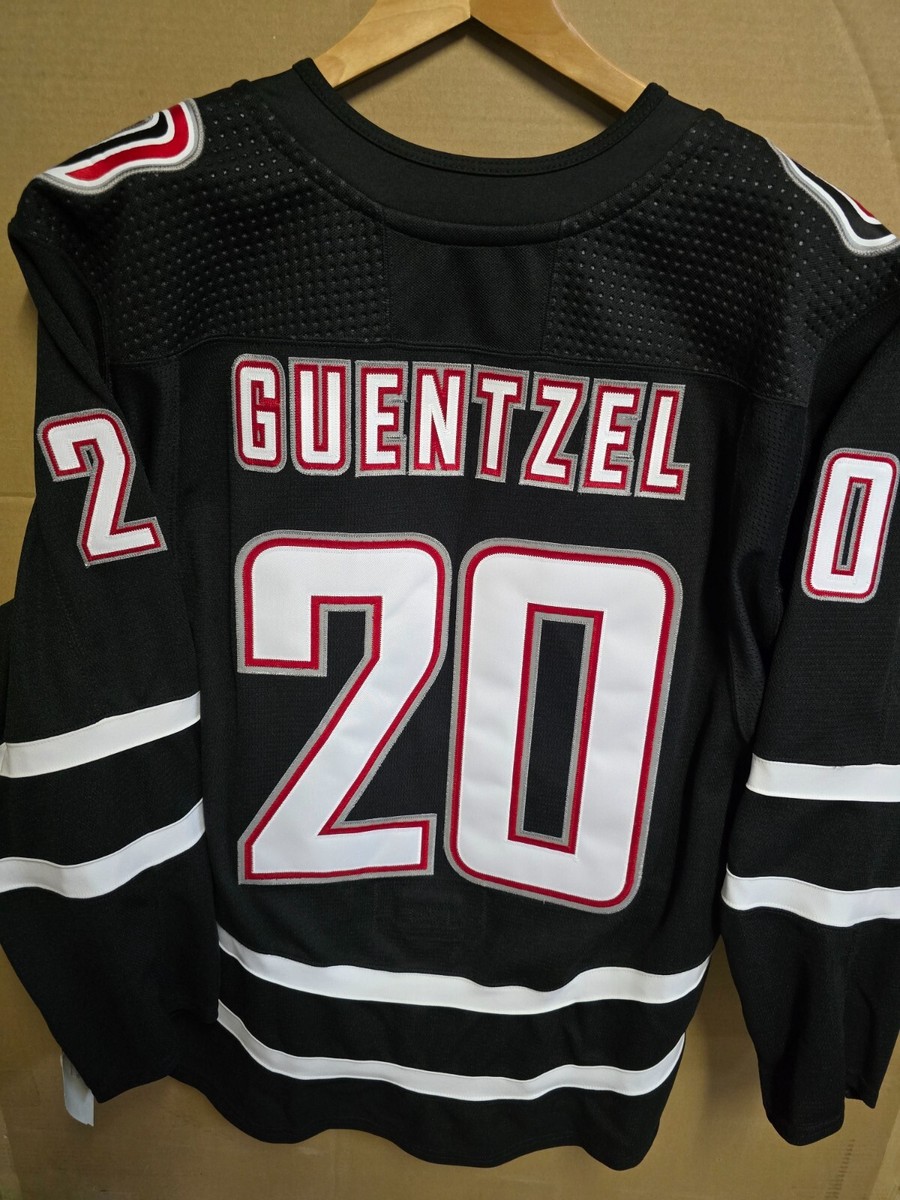 Custom MiC Adidas Authentic Jake Guentzel Nebraska Omaha NCAA