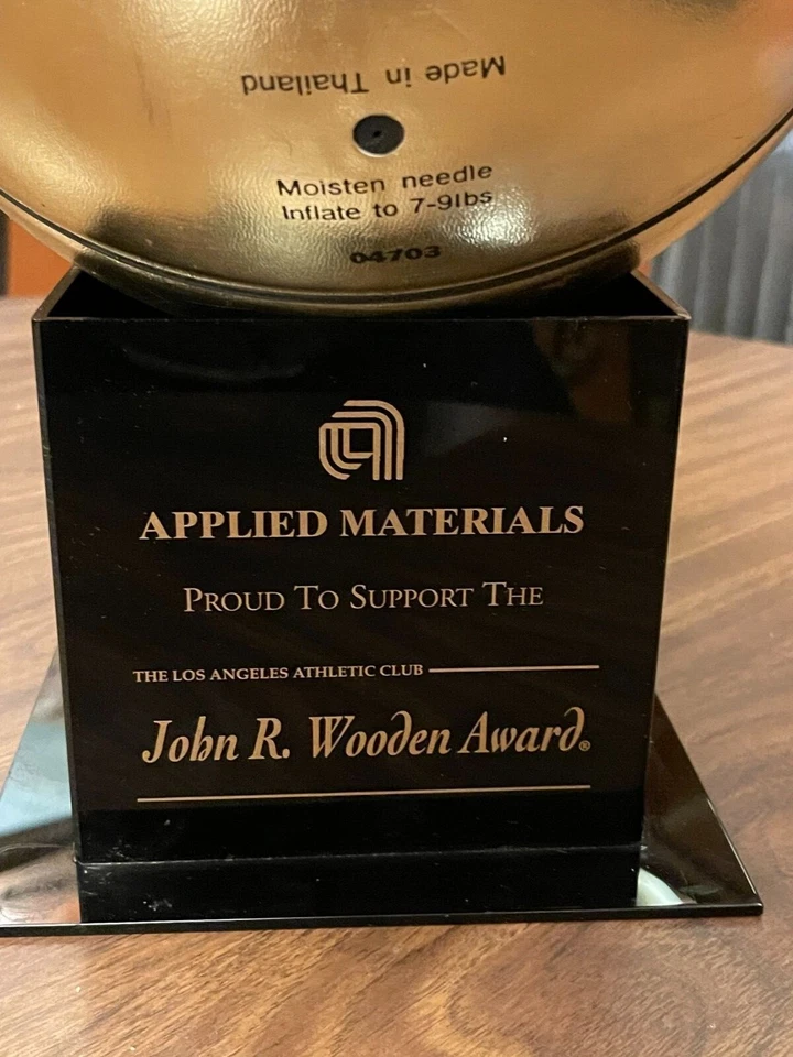 '04 JOHN WOODEN AWARD Signed Basketball, JW, Jameer Nelson, Alana Beard  - Image 3 of 4