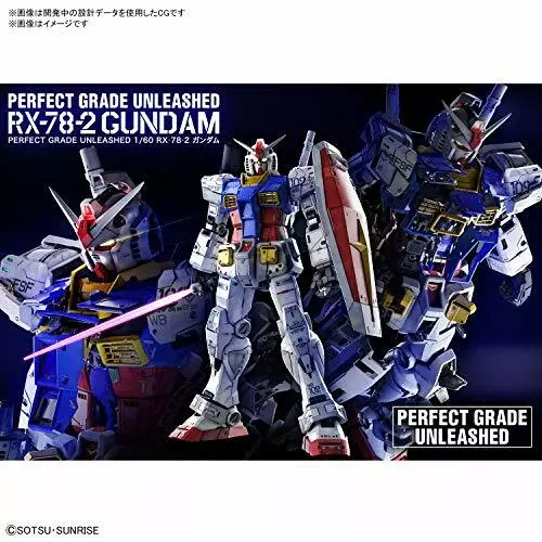 BANDAI PG 1/60 UNLEASHED RX-78-2 GUNDAM Model Kit w/ Tracking NEW