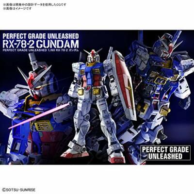 BANDAI PG 1/60 UNLEASHED RX-78-2 GUNDAM Model Kit w BANDAI PG 1/60 UNLEASHED RX-78-2 GUNDAM Model Kit w