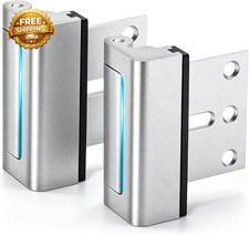 Home Security Door Lock 2 Pack Door Reinforcement Locks for Front Door