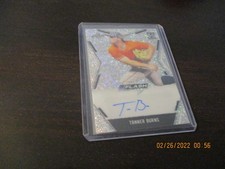 tanner burns rookie auto leaf flash 2020 sparkles
