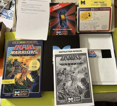 IKARI WARRIORS for the Commodore 64 C64/128 Complete & Fully Tested!  DATA EAST