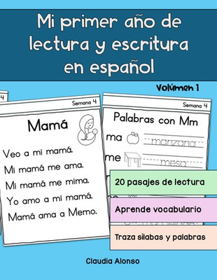 #ad Mi primer año de lectura y escritura en español: Volúmen 1 Libros de lectura y $19.27