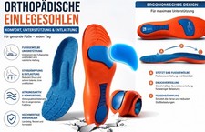 Nafoing orthopedic shoe insoles, insoles, heel spur, sports size 37-46