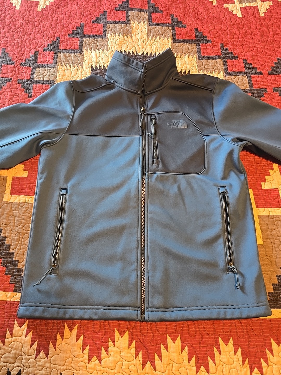 Mens Medium Windwall TNF Softshell Jacket- Deep b… - image 1