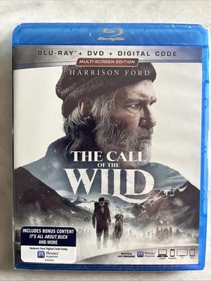 The Call of the Wild (Blu-ray, 2020) Harrison Ford, New, Sealed, Disney Rare OOP