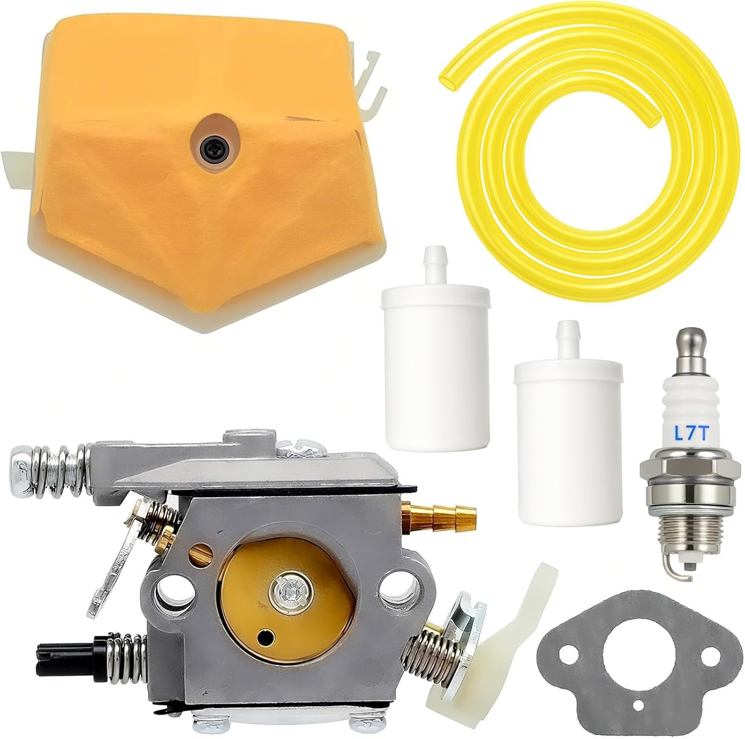 Carburetor Tune-Up Kit for Husqvarna 50/51/55 Chainsaw - Replaces OEM 5032815...