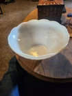 Vintage Milk Glass Punch Bowl  12 2/8"×6"