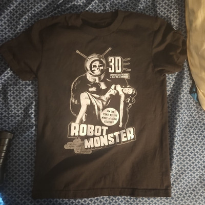 Robot Monster 1953 Black 2XL T-Shirt by Alstyle
