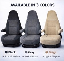 2x Wohnmobil Sitzbezüge Schonbezüge Fahrer + Beifahrer Pilotsitz mit Armlehnen