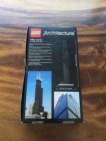 Lego ARCHITECTURE: 21000 Willis Tower Out of print W/box and manual From Japan