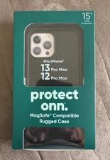 NEW Onn. WIBBLK100044636 Black Case Apple iPhone 12/13 Pro Max