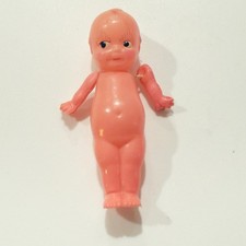 Celluloid Kewpie Doll Occupied Japan, Moveable Arms, Red/brown Hair Angel Wings