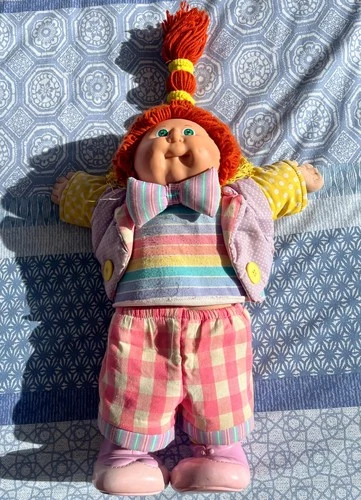 Vintage Cabbage Patch Clown Doll with suit and a unique history