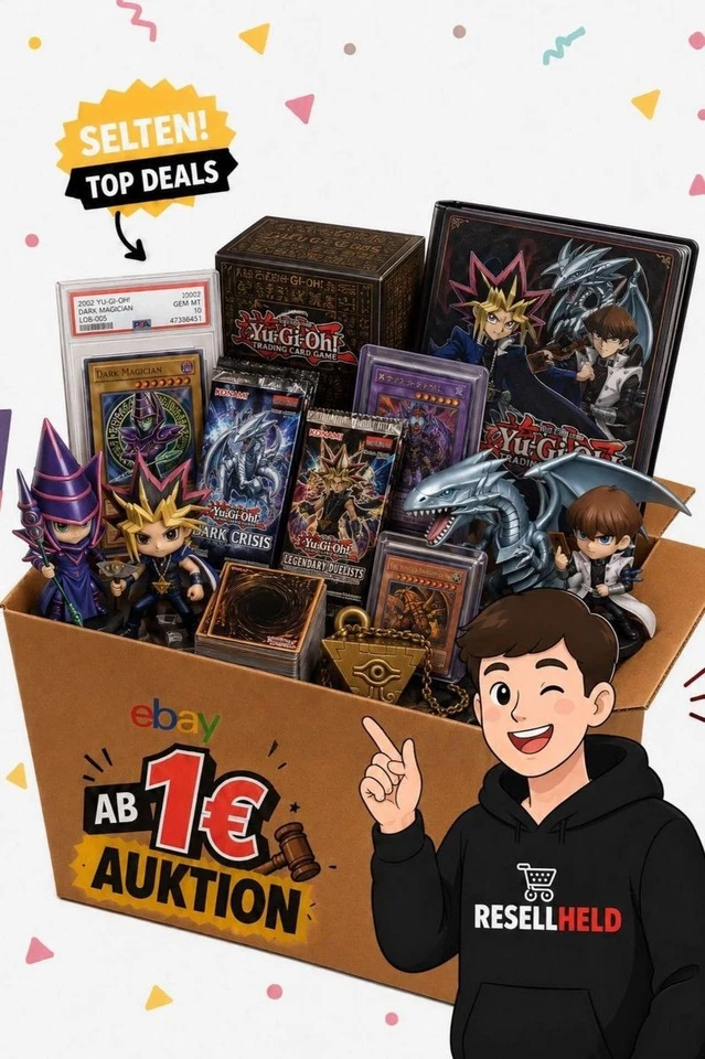 YU-GI-OH! LIVE AUKTION AB 1 € – KARTEN, FIGUREN & MEHR Yugioh