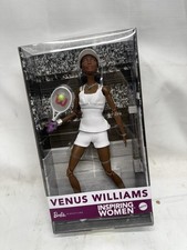 Barbie Inspiring Women Venus Williams Doll w/ Signature Tennis Uniform & Racket