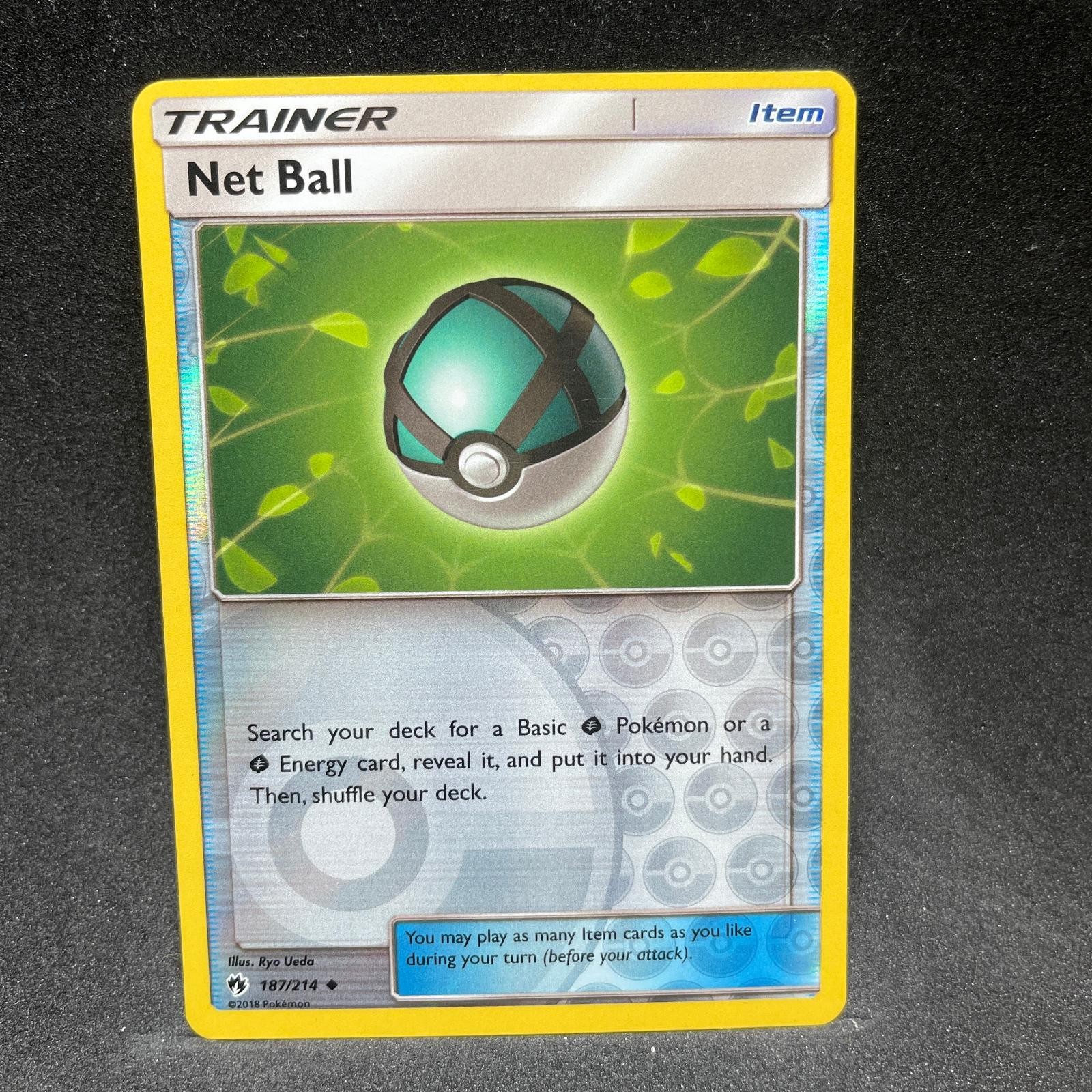 Net Ball 187/214 Lost Thunder Pokemon Reverse Holo LP