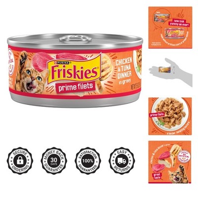 Purina Prime Filets  Chicken & Tuna Dinner in Gravy - 24 Cans, 5.5oz Each