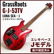 GrassRoots G-J-53TV Luna Sea J Signature E-Bass TV Form Gebraucht