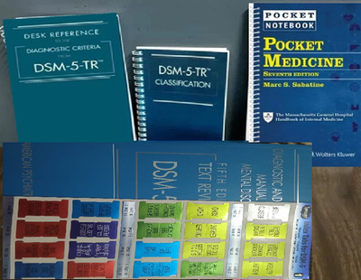 DSM 5 TR PB +  tab + Desk Reference pb + Classification + POCKET medicine 7th