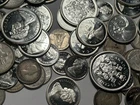 $19.00 FACE VALUE IN 1919 TO 1966 80 % SILVER CANADA SILVER 10C, 25C AND 50C
