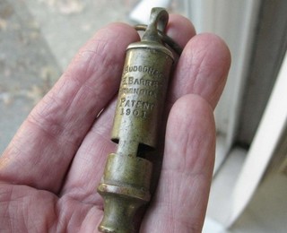 Patented 1901 J. Hudson 13 Whistle / British
