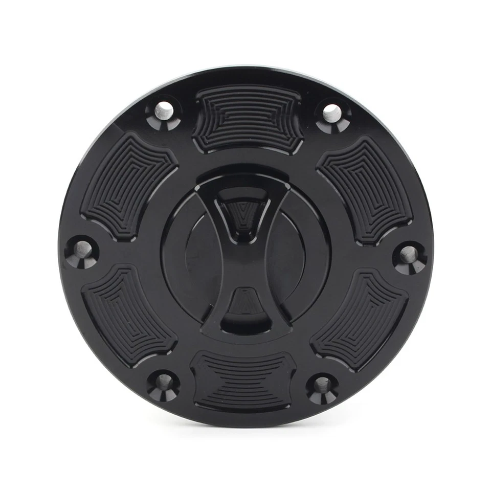 Tapa del depósito de combustible negro para BMW R1200RT R1200GS AD 2013-19 R1200R 2014-19 Foto 3 de 4