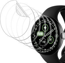 6 Pack Clear Screen Protector for Google Pixel Watch 4/3/2/1 41Mm, Soft TPU No B