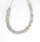 2.00 CTS NATURAL DRILLED GRAY ROUGH UNCUT DIAMOND BEADS LOT 2.00-3.00 MM
