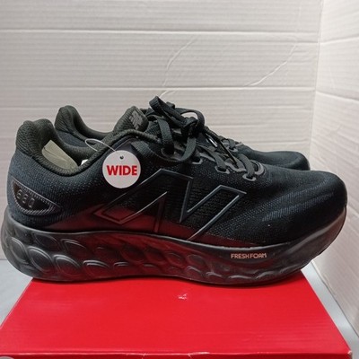 New Balance 680 V8 Men's Running Shoes Size 8 Black (4E Extra Wide) (M680CK8)