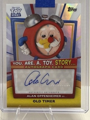 Topps 2025 30 Years of Toy Story Old Timer Alan Oppenheimer Auto YRT-AO