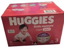 Huggies Little Movers Baby Disposable Diapers - Size 3 - 76ct