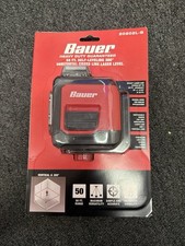 Bauer 20202L-B 50Ft Self-Leveling 360 Horizontal Cross Line Laser Level - New