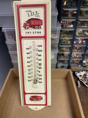 Vintage Coal Lilll Co. Thermometer