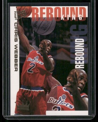 1994-95 Ultra #9 Chris Webber Rebound Kings