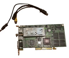 ATI All-In-Wonder 128 AGP Graphics TV Tuner Card Vintage Retro Gaming