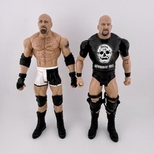 Goldberg & Stone Cold Steve Austin WWE Mattel Basic Battle Pack Series 60 Figure