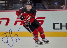 Jocelyne Larocque Hand Signed Autograph Photo Proof Team Canada Olympic Hockey